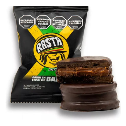 Alfajores Rasta Chocolate Negro – Caja x6 | Click & Foods
