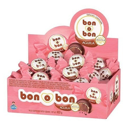 Caja Bon o Bon de Chocolate Intenso Aguila Arcor, 270 g / 9,52 oz (Caja de 18 unidades)