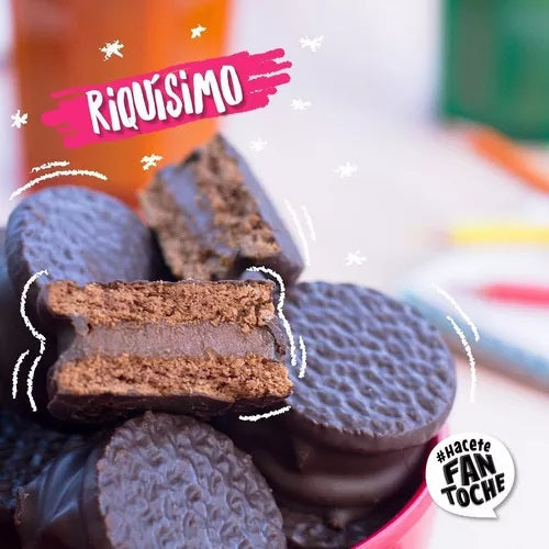 Alfajor Mini Negro Fantoche, 150 g / 5,29 oz (Paquete de 6)