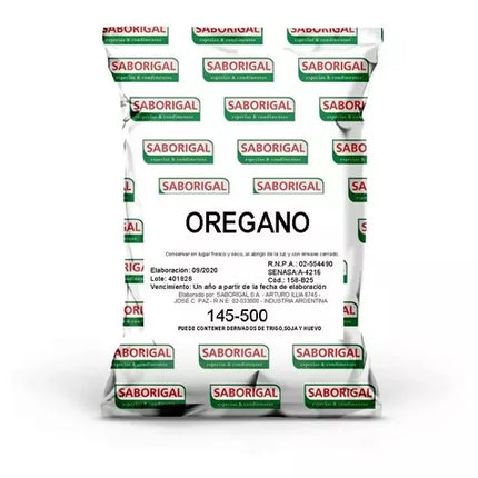 Orégano Especial Saborigal, 500 g / 17,63 oz