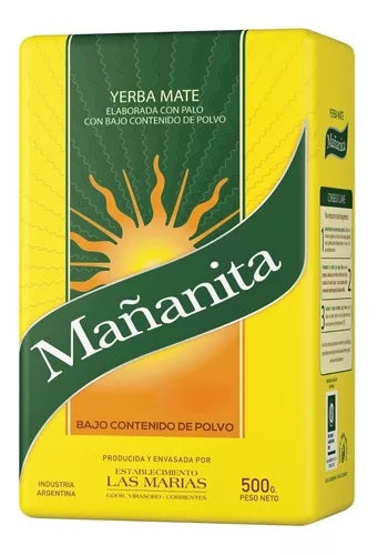 Yerba Mate Mañanita con Palo (BCP), 500 g / 17,63 oz