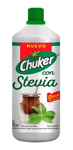 Liquid Chuker Sweetener with Stevia, 250 cc