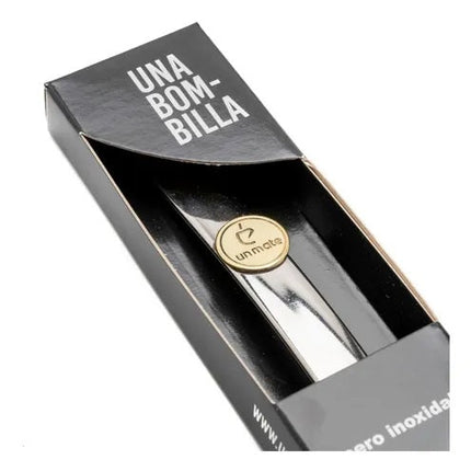 Bombilla plana Un Mate de Acero Inoxidable