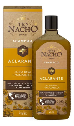 Tío Nacho Shampoo Aclarante 200 ml | Refuerza y Da Brillo Natural