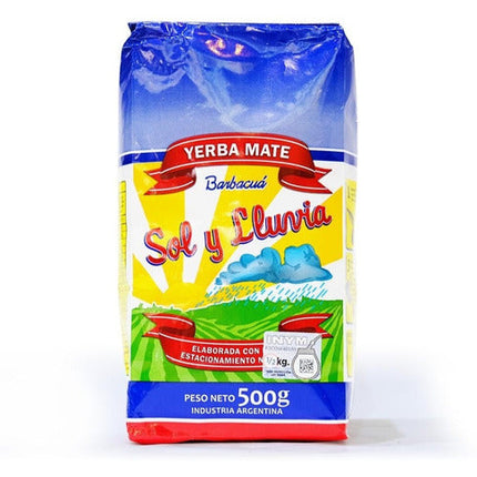 Yerba mate Sol y Lluvia Barbacua , 500 g / 17,63 oz
