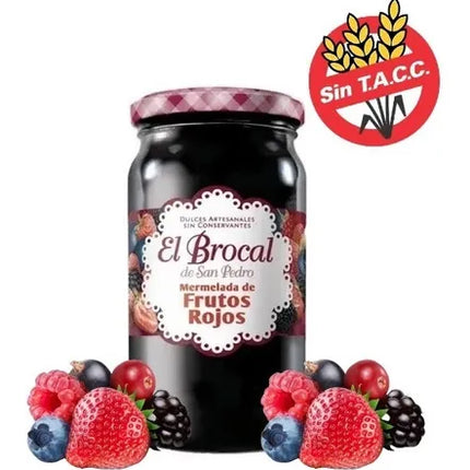 Mermelada de Frutos Rojos Sin TACC Brocal de San Pedro, 420 g / 14,81 oz