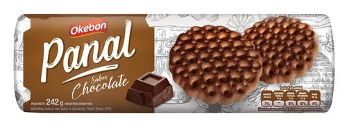 Galletitas Panal sabor Chocolate Okebon, 242 g / 8,53 oz