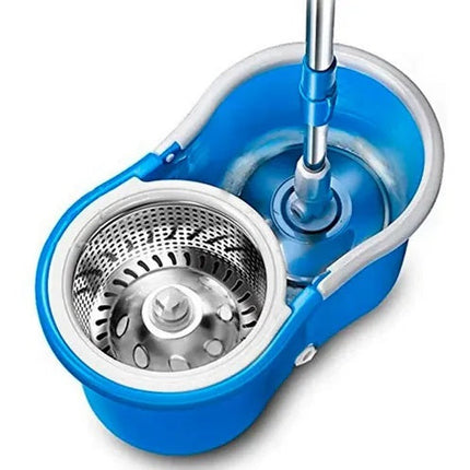 Balde trapeador de piso con mopa regulable 7 L