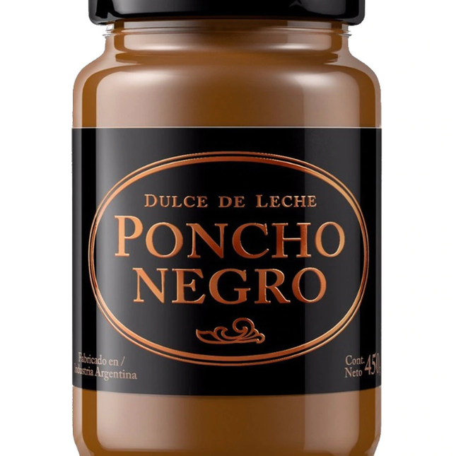 Poncho Negro Dulce de Leche 450 g Sin TACC – Envío internacional