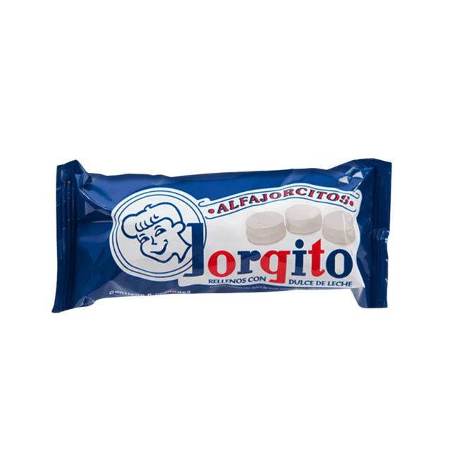 Jorgito Alfajor Mini de Chocolate Blanco con Dulce de Leche – 155 g / 5.46 oz
