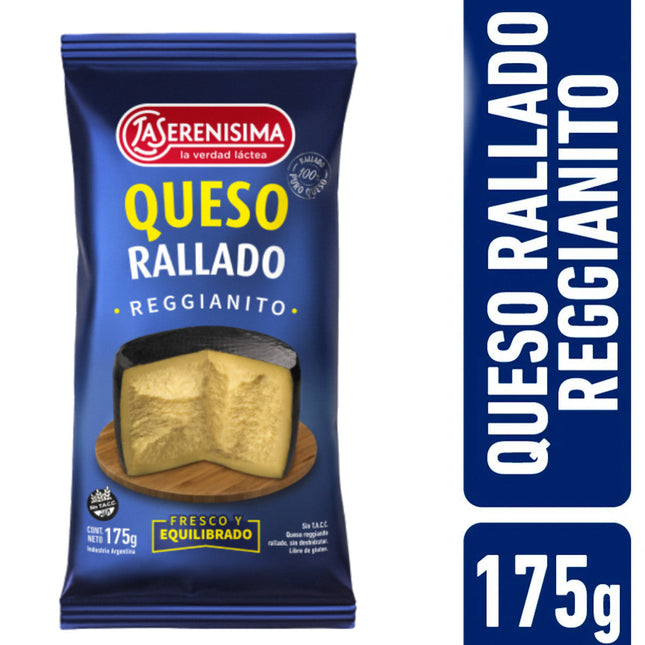 La Serenisima TACC-Free Reggianito Grated Cheese, 150 g / 5.29 oz