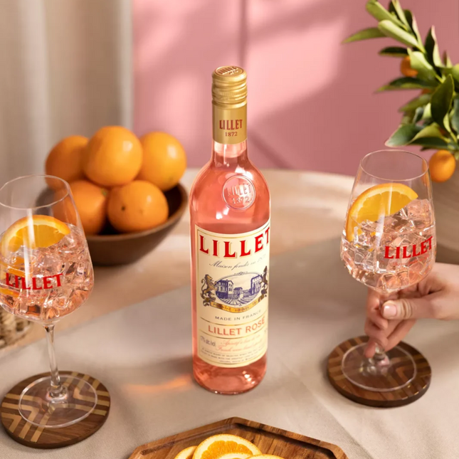 Lillet Rosé Aperitivo 750 ml / 25.3 oz – Vino Francés Fresco y Floral