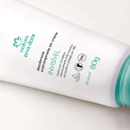 Natura Erva Doce Desodorante Antitraspirante Invisible Crema 80 gr / 2,82 oz
