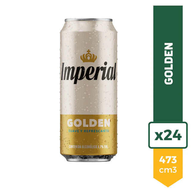 Imperial Golden 473 ml – Pack x24 Latas – Envío internacional
