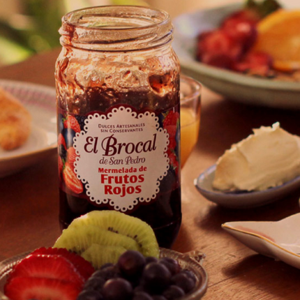 Mermelada de Frutos Rojos Sin TACC Brocal de San Pedro, 420 g / 14,81 oz