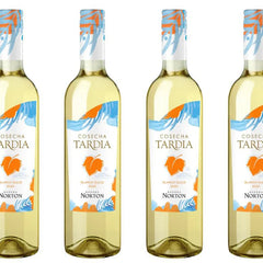 Combo x4 Norton Cosecha Tardía Chardonnay 750 ml – Vino blanco dulce argentino con envío internacional