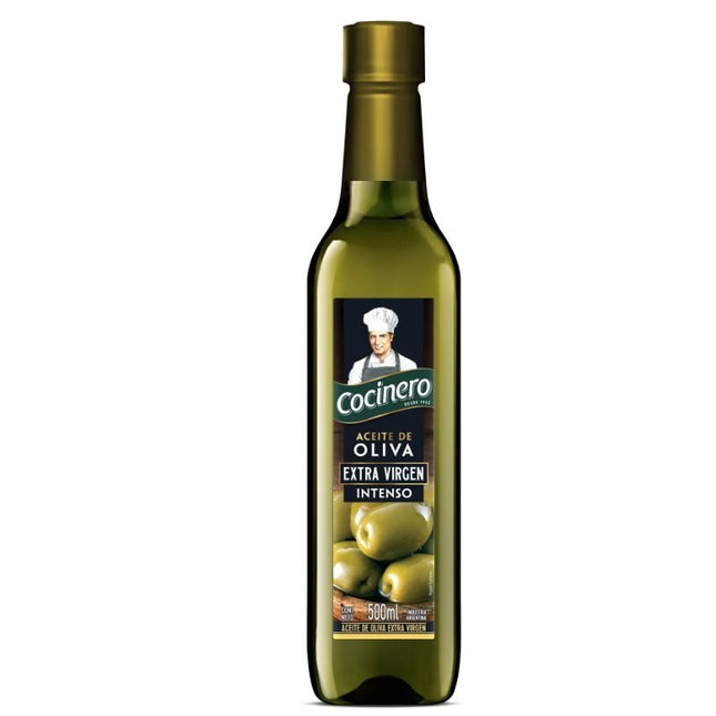 Aceite de Oliva Intenso Extra Oliva Cocinero, 500 ml / 17,63 oz