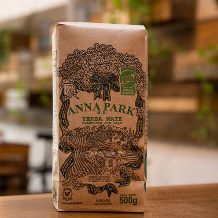 Yerba mate Anna Park Orgánica  Con Palo, 500 g / 17,63 oz