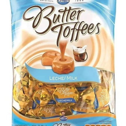 Caramelos Arcor Butter Toffees sabor Dulce de Leche rellenos, 822 g (Bolsa de fiesta)