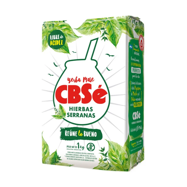 Yerba Mate CBSe Clásica 1 kg – Tradicional argentina