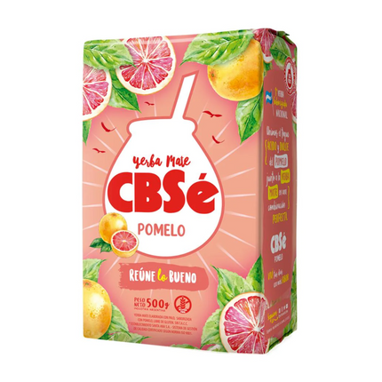 Yerba Mate CBSe Pomelo 500 g – Yerba saborizada cítrica argentina