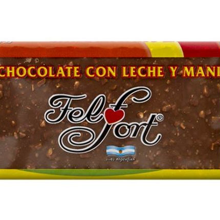 Chocolate con Leche y Maní Felfort, 75 g / 2,64 oz
