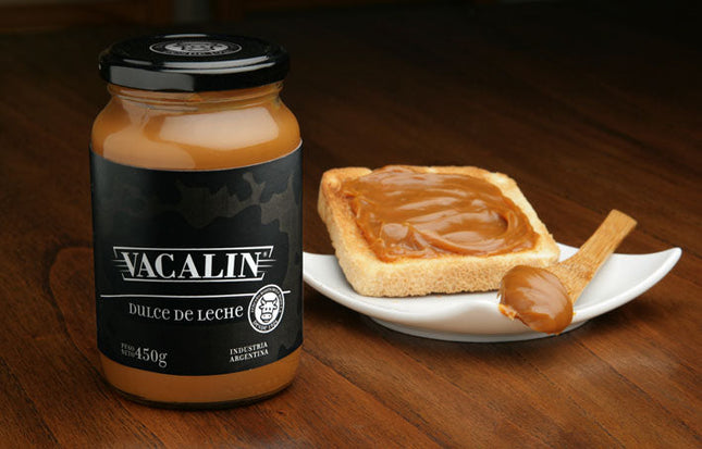 Dulce de Leche Vacalín Clásico Frasco de Vidrio 450 g – Envío internacional