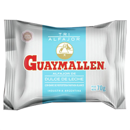 Guaymallen Triple White Chocolate Alfajor, 70 g