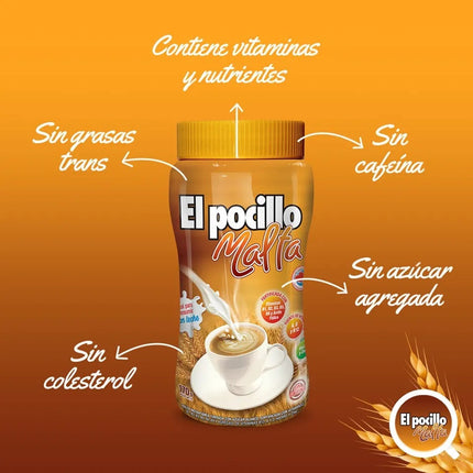 Café Malta El Pocillo, 170 g / 5,99 oz (Frasco)