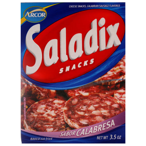 Saladix sabor Calabresa, 100 g / 3,52 oz (Paquete de 3)