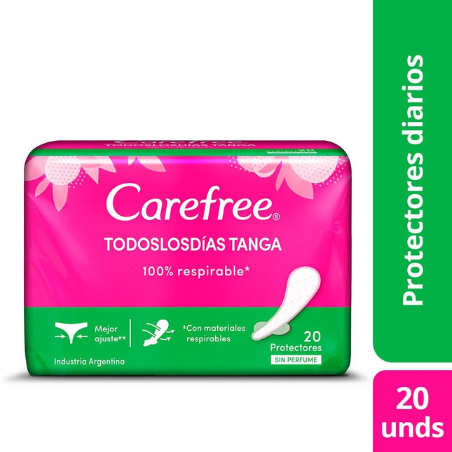 Protectores diarios Tanga Carefree (20 unidades)