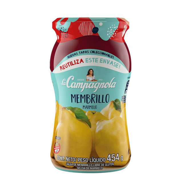 Mermelada de Membrillo La Campagnola Sin TACC, 454 g / 16,01 oz
