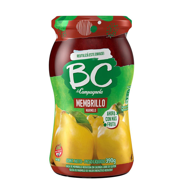 Mermelada de Membrillo BC La Campagnola Sin TACC, 390 g / 13,75 oz