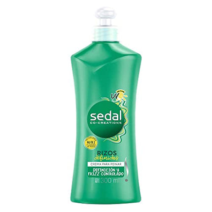 Crema para Peinar Rizos definidos Sedal, 300 ml / 10,58 oz