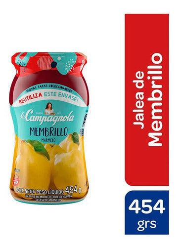 Mermelada de Membrillo La Campagnola Sin TACC, 454 g / 16,01 oz
